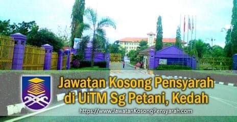 We did not find results for: Jawatan Kosong Pensyarah UiTM Cawangan Kedah Kampus Sungai ...