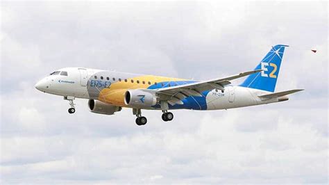 First Embraer E175 E2 Jet Completes Maiden Flight Aerospace