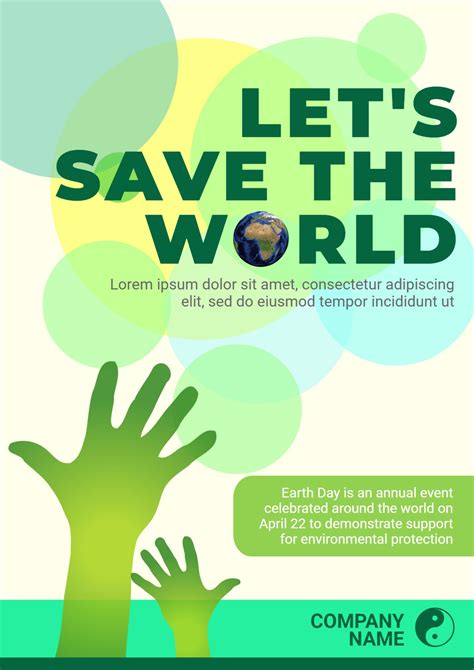 You can use these earth day 2019 posters for inspiring kids for earth day poster making competitions and contests in which kids can design their posters on earth and issues related to earth day 2017. Earth Day Event Poster Maker - Mediamodifier