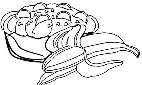 This fruit is very nutritious. Banana Split Coloring Page - Coloring Home