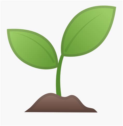 Leafgreenplantclip Emoji Planta Free Transparent Clipart