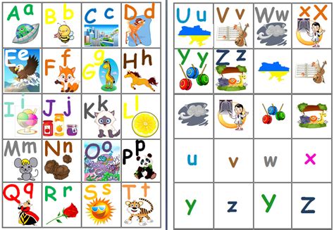 Merry English To You Abc Flashcards And Game Ideas