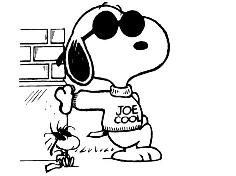 Snoopy Joe Cool Clip Art Library