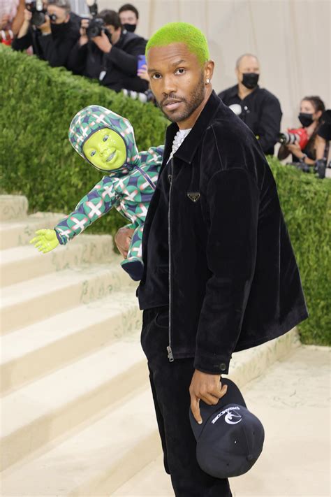 Frank Oceans Date To The Met Gala 2021 A Green Robot Baby Vogue