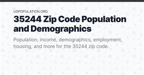 35244 Zip Code Population Income Demographics Employment Housing