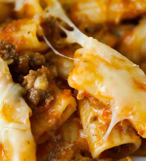 Baked Rigatoni Bolognese This Is Not Diet Food