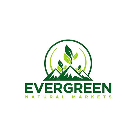 Nature Logo Design Vector Hd Images Evergreen Natural Markets Logo