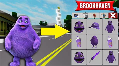 Como Virar O Grimace Shake No Brookhaven Roblox Youtube