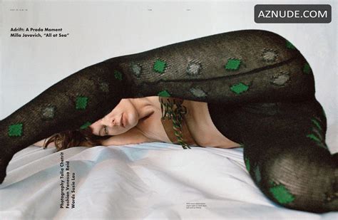 Milla Jovovich Sexy And Topless In Pop Magazine Aznude