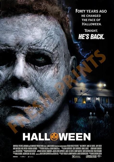 Halloween 2018 Poster Etsy Michael Myers Halloween Michael Myers