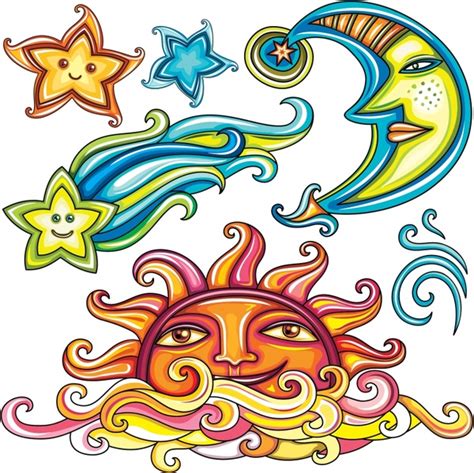 Free Clip Art Sun Moon Stars 10 Free Cliparts Download Images On