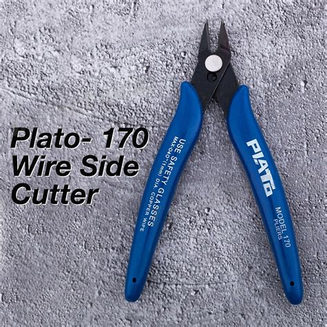 Plato Model 170 Electrical Wire Cable Cutters Cutting Side Flush Pliers