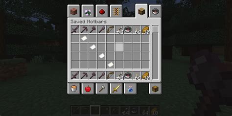 How To Save A Hotbar Layout In Minecraft