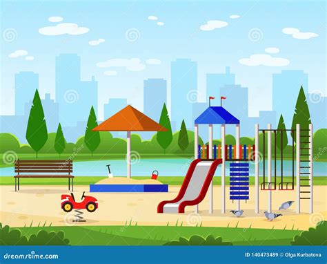Kids Playground City Park Playground Leisure Outdoor Activities