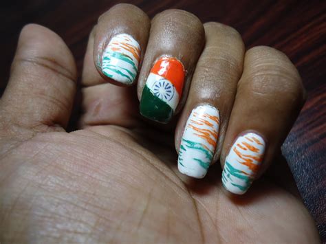 Indian Lacquerade Indian Independence Day Nail Art
