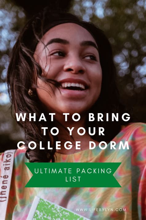 What To Bring To Your College Dorm Ultimate Packing List Ultimate Packing List Packing List