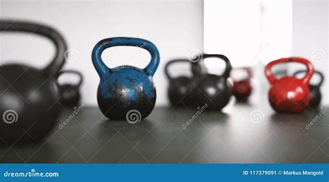 Kettle Bell For Fitness And Weight Lifting Stock Image Image Of Steel