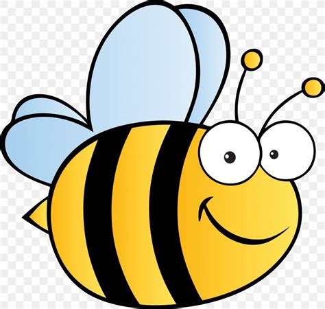 Honey Bee Royalty Free Cartoon Png 4371x4158px Bee
