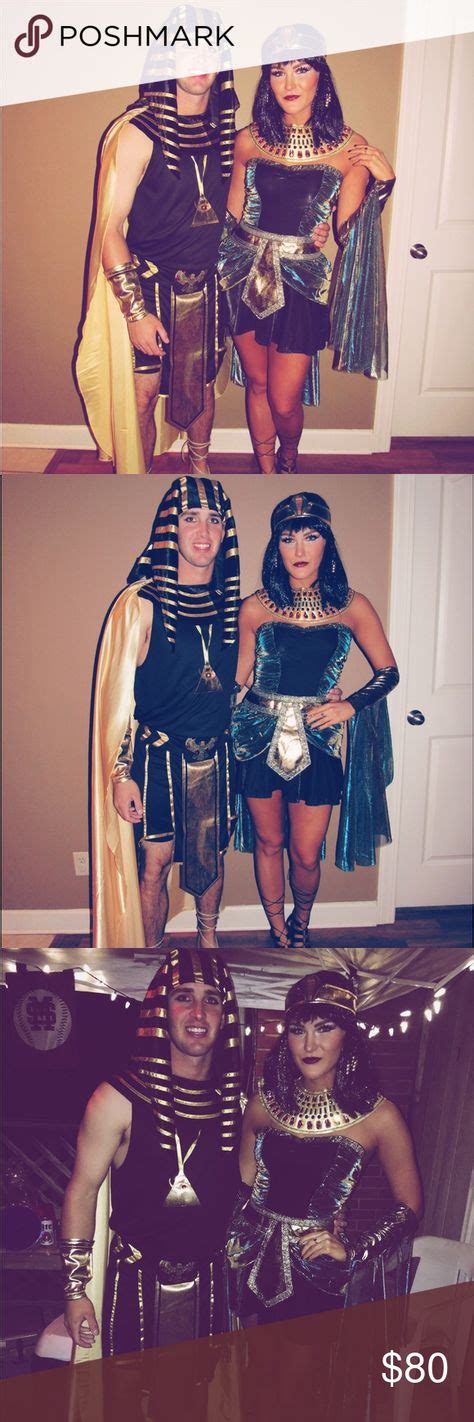 Halloween Egyptian Couples Costume Size S And L Couples Costumes Couple Halloween Costumes