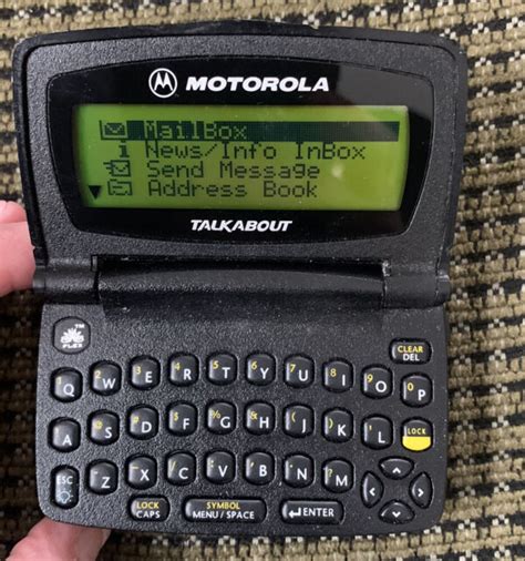 Motorola Talkabout Pager A06pkb5806aa Beeper Metrocall 90s Vtg For Sale