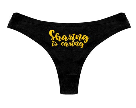 sharing is caring panties funny sexy naughty slutty bachelorette party nystash