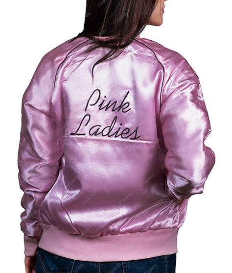 Pink Ladies Satin Jacket Usjackets