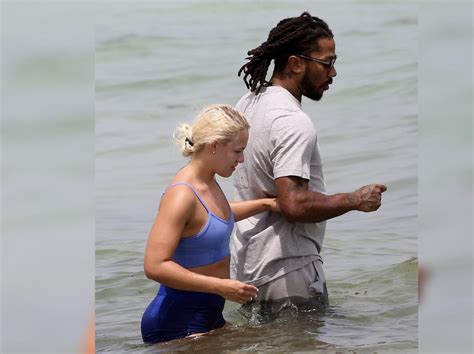 Derrick Rose And Wife Alaina Anderson Seen On Miami Beach Still Going