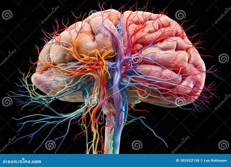 Human Mind Brain Neurons Neuroplasticity Via Axons And Dendrites Synapses Neurotransmitter