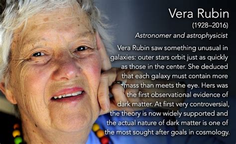 Elvisomar Vera Rubin 19282016 Astronomer And Astrophysicist Vera