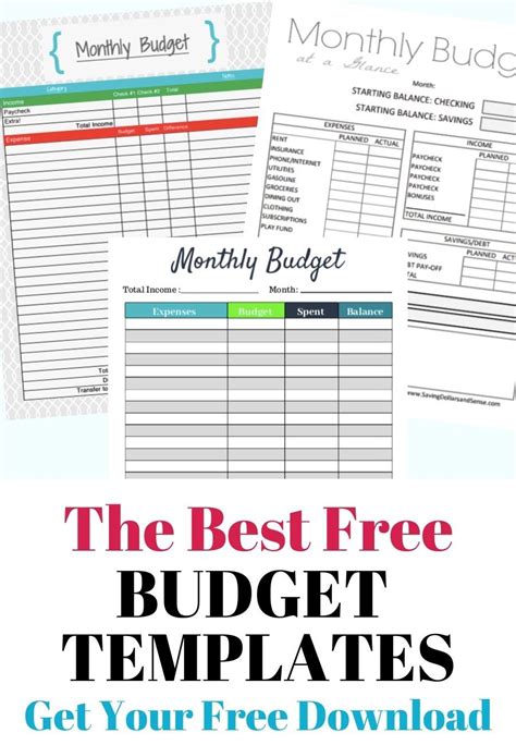 Free Budget Templates That Make Budgeting Easier Budget Template