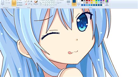 All i am trying to do is get there to be two rectangles on the canvas. SpeedPaint 】 Draw Anime Girl on MS Paint - Aqua - YouTube