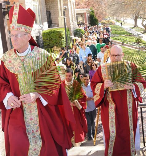 Ian vanheusen presents a gospel reflection and spiritual exercise on the gospel reading for palm sunday, mk. Palm Sunday procession at the Cathedral - Intermountain ...