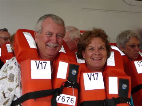 Me And My Late Wife Barbara Attending Lifeboat Drill On The Brilliance Of The Seasnov 2006
