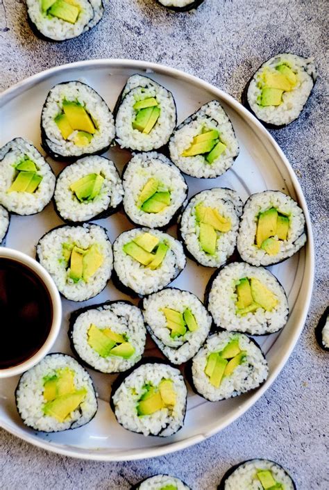 Avocado Sushi Rolls Kays Clean Eats