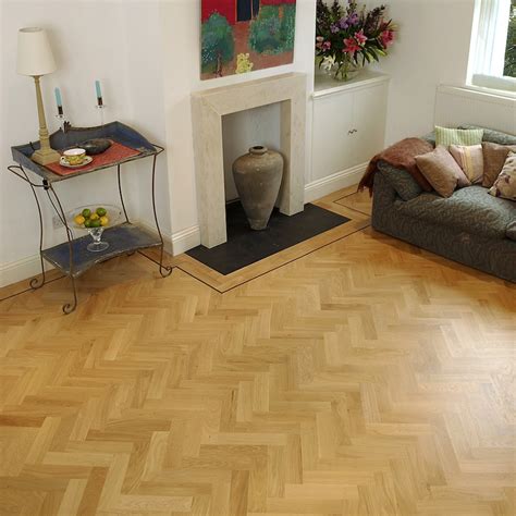 Oak Parquet Premier Unsealed 400 X 100 X 20 Mm The Natural Wood Floor Co
