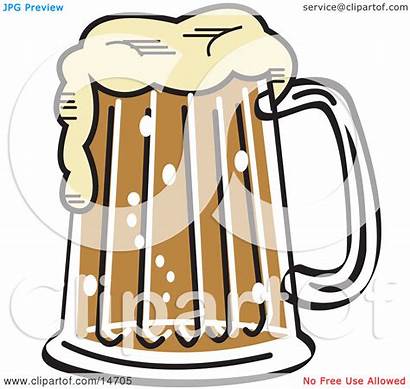 Bar Clipart Beer Mug Frothy Illustration Andy