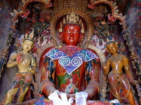 Red Buddha From Tibet Travel Photograph