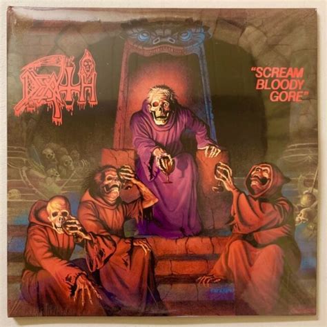 Death Scream Bloody Gore 2xlp Red Colored Bonus 12 Vinyl Back On Black