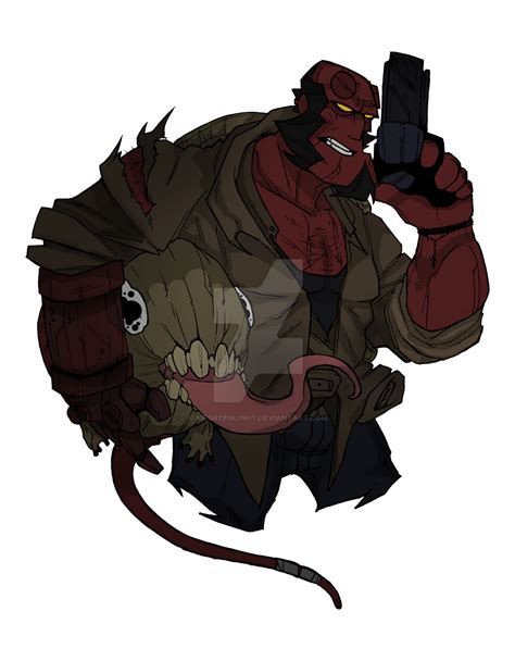 Hellboy By Mrgreenlight On Deviantart