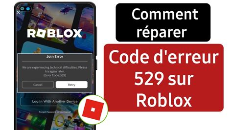 Comment réparer l erreur sur Roblox Code d erreur Roblox YouTube