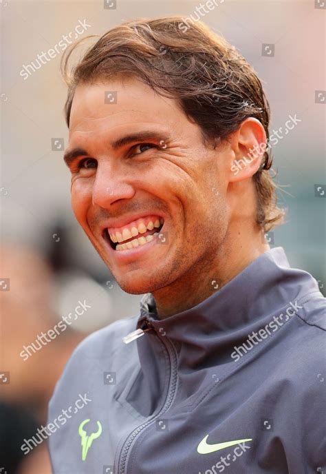 Rafael Nadal Spain Celebrates Winning Mens Editorial Stock Photo