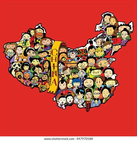 Chinese cartoon for kids is featuring 15 chinese cartoons for children! Population China Cartoon Chinese People Set Stock Vector ...