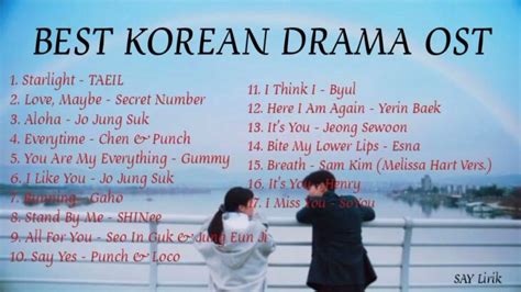 Best Korean Drama Soundtrack Soundtrack Drama Korea Terbaik │ 韓流スタイル系