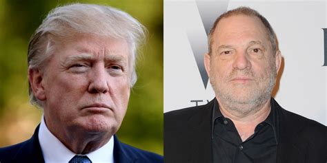 donald trump weighs in on harvey weinstein s sexual harassment allegations brings up ‘locker