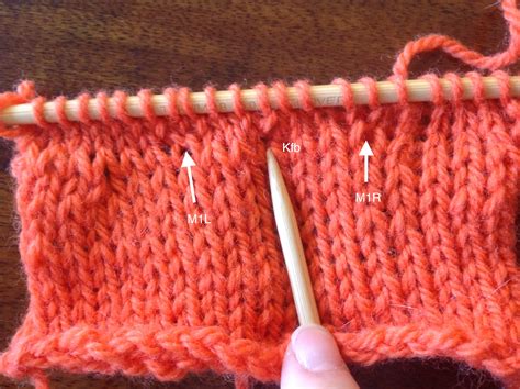 Left Handed Knit Front And Back Kfb A Picture Tutorial The Left