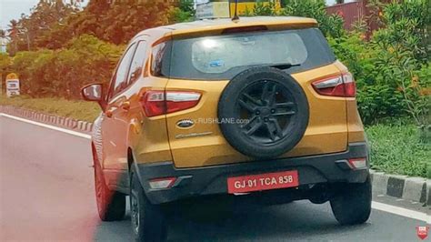 2022 Ford Ecosport Facelift New Colour Spied Testing