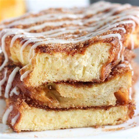 Churro French Toast Equals Thick Slices Of Cinnamon Sugar