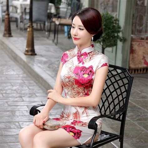 short length satin fabric cheongsam qipao chinese dress lgd64 01 satin mini dress evening