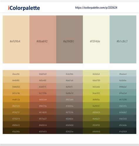 20 Beige Color Combinations Curated Collection Of Color Palettes 20 Beige Color Combinations