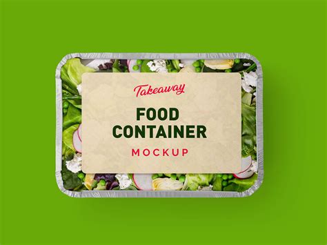 Free Takeaway Food Delivery Container Mockup Psd Set Good Mockups